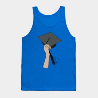 Holding the Square Academic Cap Tank Top